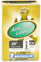 Cámara de aire Michelin C4 AirComp Latex 26x1.90 - 26x2.20 Schrader