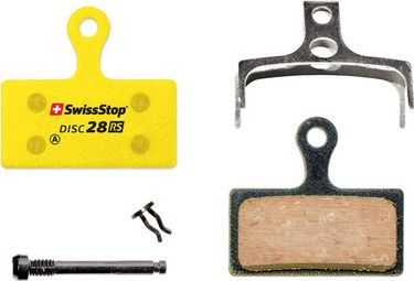 Paar SwissStop Disc 28 RS Organic Pads voor Shimano / FSA / Rever remmen