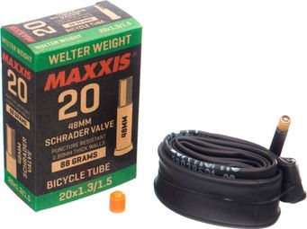 Maxxis Welter Weight 20 '' Tubo de luz Schrader 48 mm