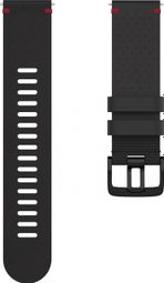 Polar 22 mm Perforated Leather Wristband Black