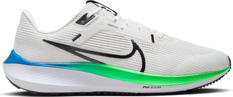 Zapatillas Nike Air <strong>Zoom Pegasus</strong> 40 Blanco Verde Azul