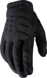 Pair of Women's Gloves 100% Brisker Black / Gray