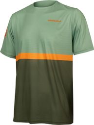 Endura SingleTrack Core II Tangerine Grün Technisches T-Shirt