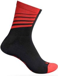 Chaussettes GripGrab Racing Stripes Rouge