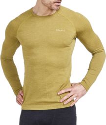 Craft Core Dry Active Comfort Yellow Long Sleeve Jersey
