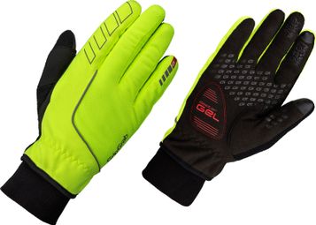 GripGrab Gloves Windster Hi Vis Neon Yellow