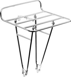 Front Luggage Rack Pelago Front Rack Large Silver