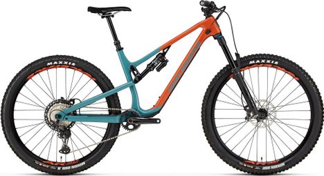 Rocky Mountain Instinct Carbon 70 Shimano XT 12V 29'' All-Suspension Mountain Bike Blue Orange 2023