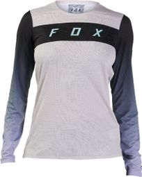 Fox Women's Flexair Race Long Sleeve Jersey White