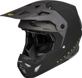 Formula CP Slant full-face helmet Black / Grey / Fluorescent yellow