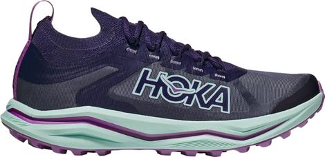 Women's Trail Running Shoes Hoka Zinal 2 Blue Violet