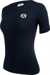 LeBram Crest Women's Short Sleeve T-Shirt Dark Blue