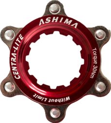 ASHIMA Red Center Lock adapter for mounting holes 6