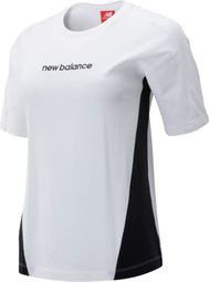 T-Shirt blanc femme New Balance Athletics Classic Layering