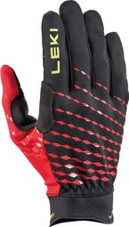Leki Ultratrail Breeze Long Gloves Black/Red