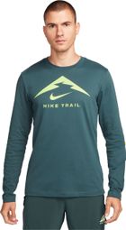 Maillot manches longues Nike Dri-Fit Trail Vert