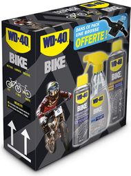 Pack Entretien WD40 Bike (Nettoyant 500ml + Huile Toutes Conditions 250ml + Dégraissant 50ml)
