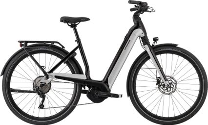 Cannondale Mavaro Neo 5 Bicicleta eléctrica urbana Shimano Deore 10V 500 Wh 700mm Blanco Cachemira Negro