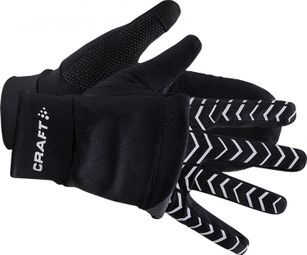 Craft ADV Lumen Hybrid Fleece Mittens Gloves Black Unisex