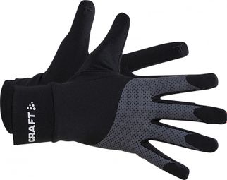 Craft ADV Lumen Reflective Fleece Winter Gloves Black Unisex
