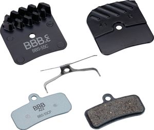 Pair of BBB DiscStop Coolfin Organic Pads for Shimano Saint