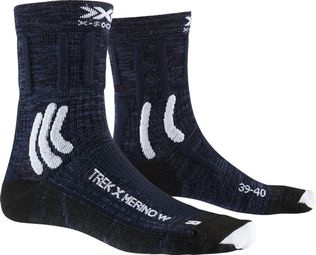X-SOCKS Trek X Merino Socken Damen Nachtblau/Weiß