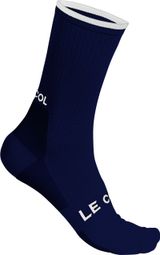 Le Col Technical Wool Socks Blue/White