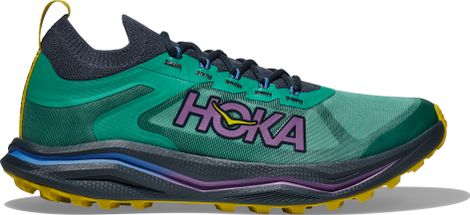 Zapatillas de Trail Hoka One One Zinal 2 Verde para Mujer