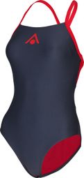 Aquasphere Essential Fly Back Women's 1-Piece Swimsuit Grey Red