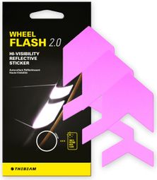 WHEEL FLASH 2.0 Pink | Réflecteurs pour roue de vélo