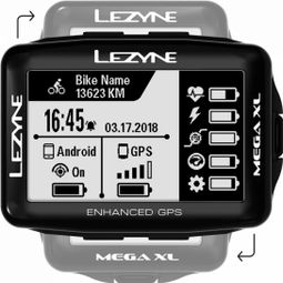 Ordenador GPS Lezyne MEGA XL (sin sensor)
