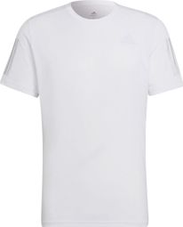 Maillot manches courtes adidas running Own The Run Blanc Homme