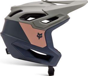 Fox Dropframe Pro Nyf Helmet Dark gray / Khaki
