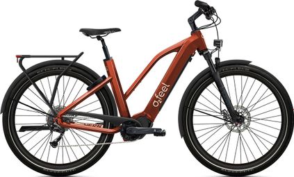 Bicicleta eléctrica de ciudad O2 Feel Vern Urban Power 7.1 Mid Shimano Alivio 9V 720 Wh 27,5'' Bronce