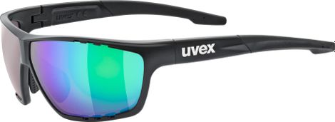 Lunettes Uvex Sportstyle 706 CV Noir/Verres Miroir Vert