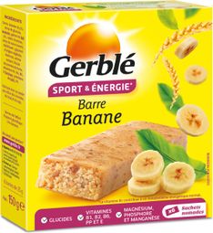 Barrita Energética Gerblé Sport Banana (Caja de 6)