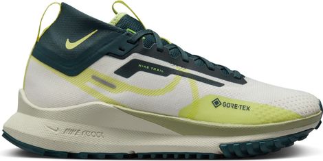 Chaussures de Trail Running Femme Nike React Pegasus Trail 4 GTX Blanc Jaune Vert