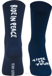 Pacific and Co Ride in Peace Socks Blue