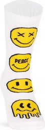 Pacific and Co Smiley Socks White