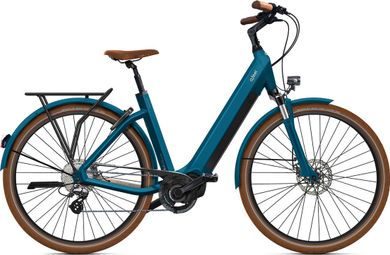 Electric City Bike O2 Feel iSwan City Boost 6.1 Univ Shimano Altus 8V 540 Wh 26'' Cobalt Blue