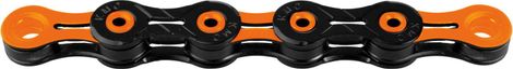 Chaîne KMC X11 SL DLC 11v 116 maillons Noir/Orange