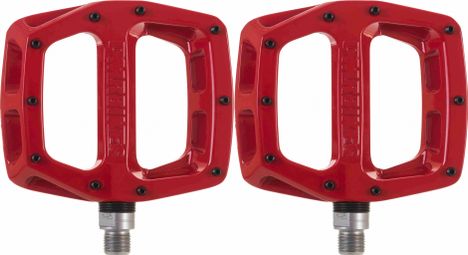 DMR Pair of Flat Pedals V12 Red