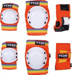 Kit di protezione per ginocchia, gomiti e polsi Tsg Basic Multicolore