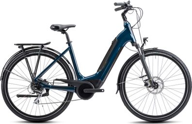 Prodotto ricondizionato - Winora Tria 8 Wave Shimano Altus/Acera 8V 400 Wh 700 mm Blue Deepsea 2023 Electric City Bike