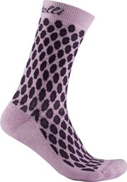 Castelli Sfida 13 Violet/Black Women's Socks
