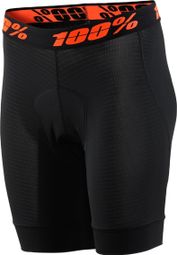 100% Crux Liner Damen Shorts Schwarz / Orange