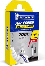Chambre à Air Allégée Michelin Aircomp Ultralight Presta 52 mm