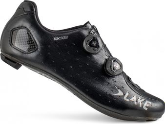 Chaussures de Route Lake CX332-X Noir / Argent