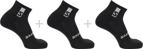 Salomon Everyday Ankle Socks 3 Pairs Black Unisex
