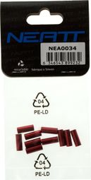 NEATT Aluminium Outer Gear Casing Caps - Red